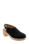 Softwalk ® Fairbanks Slingback Platform Clog In Black