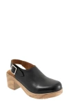 Softwalk Fairbanks Slingback Platform Clog In Black