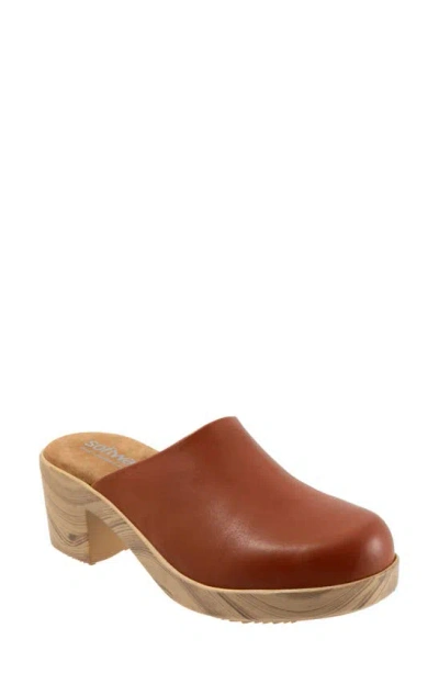 Softwalk Felida Platform Mule In Brown