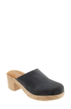 Softwalk Felida Platform Mule In Navy Nubuck