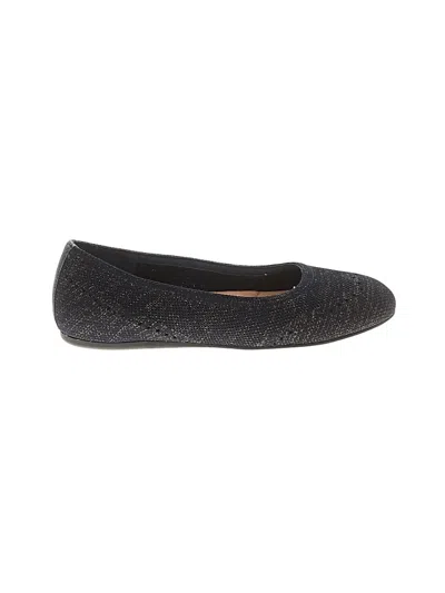 Pre-owned Softwalk Flats In Black