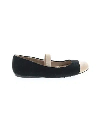 Pre-owned Softwalk Flats In Black