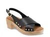 Softwalk Florence Platform Sandal In Black