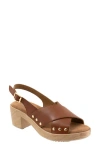 Softwalk ® Florence Slingback Platform Sandal In Luggage