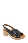 Softwalk ® Florence Slingback Platform Sandal In Navy