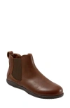 Softwalk Highland Chelsea Boot In Saddle Leather