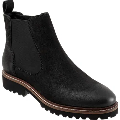 Softwalk ® Indy Chelsea Boot In Black Nubuck