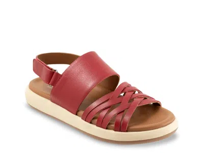 Softwalk Jewell Sandal In Red