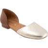 Softwalk ® Kamari D'orsay Flat In Champagne/luggage