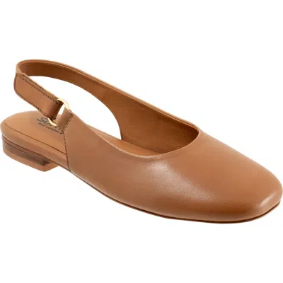 Softwalk ® Katy Slingback Flat In Brown
