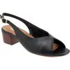 Softwalk ® Lakewood Slingback Sandal In Black