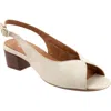 Softwalk ® Lakewood Slingback Sandal In Ivory