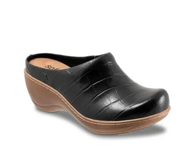 Softwalk Madison Clog In Black