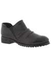 Softwalk Mara Womens Leather Memory Foam Ankle Boots In Black
