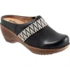 Softwalk ® Marion Platform Clog In Black