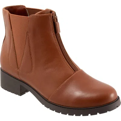 Softwalk ® Marni Cap Toe Bootie In Brown