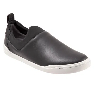 Softwalk Maya S2154-001 Sneaker Womens Black Leather Lifestyle Shoes Jobb293