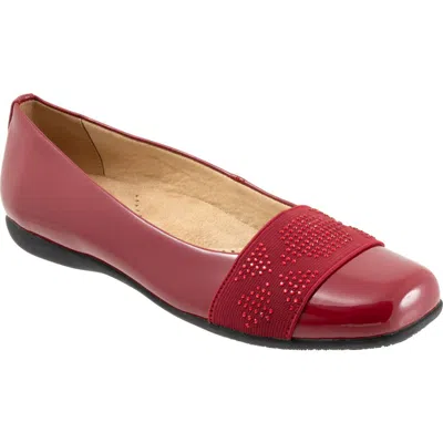 Softwalk ® Samantha Flat In Red