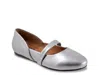 Softwalk Samara Flat In Silver