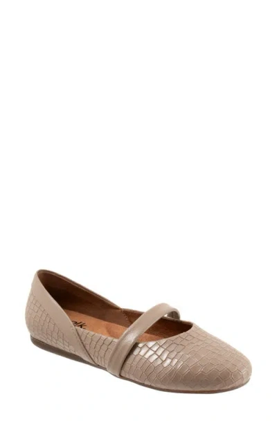 Softwalk ® Samara Mary Jane Flat In Brown