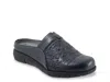 Softwalk San Marcos Tooling Leather Mule In Blue