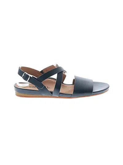 Pre-owned Softwalk Sandals In Blue