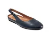 Softwalk Sandy Slingback Flat Sandal In Blue