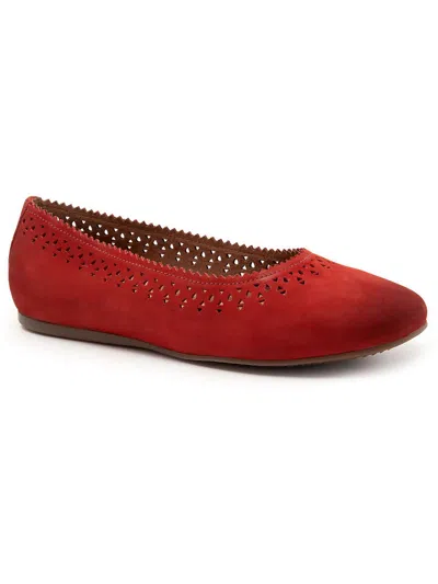 Softwalk Selma Womens Dressy Slip On Moccasins In Red