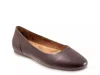 Softwalk Shiraz Narrow Flats In Cognac Leather