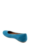 Softwalk ® Sonoma Flat In Sky Blue Suede