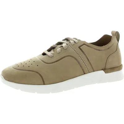 Softwalk Stella Womens Leather Walking Athletic And Training Shoes In Brown