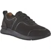 Softwalk Stella Womens Padded Insole Lifestyle Athletic And Training Shoes In Black Nubuck