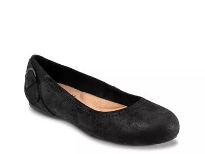Softwalk Sydney Ballet Flat In Black