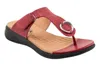 Softwalk Talara Leather Sandal In Red