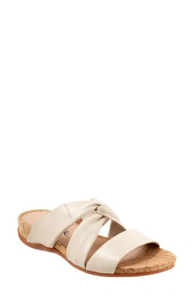 Softwalk ® Tallulah Slide Sandal In Ivory