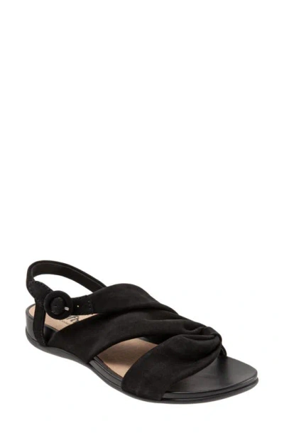 Softwalk Tieli Sandal In Black Suede