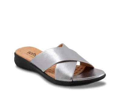 Softwalk Tillman Sandal In Silver