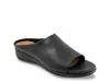 Softwalk Turner Wedge Sandal In Black