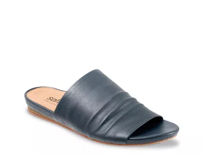 Softwalk Wide Width Camano Sandal In Blue