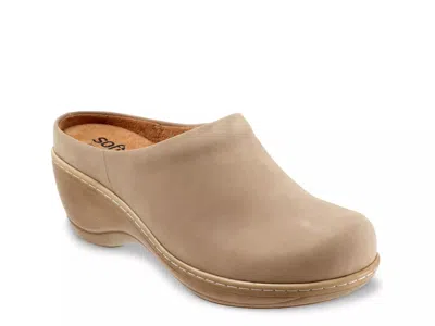 Softwalk Wide Width Madison Clog In Nude