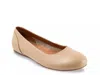 Softwalk Wide Width Sonoma Ballet Flat In Neutral
