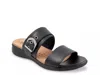 Softwalk Wide Width Toki Sandal In Black
