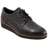 Softwalk Willis Womens Lace-up Padded Insole Oxfords In Black