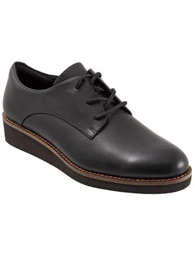 Softwalk Willis Womens Lace-up Padded Insole Oxfords In Black