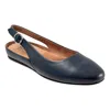 Softwalk Sandy Slingback Flat Sandal In Blue