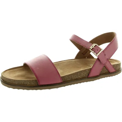 Softwalk Womens Solid Ankle Strap In Pink