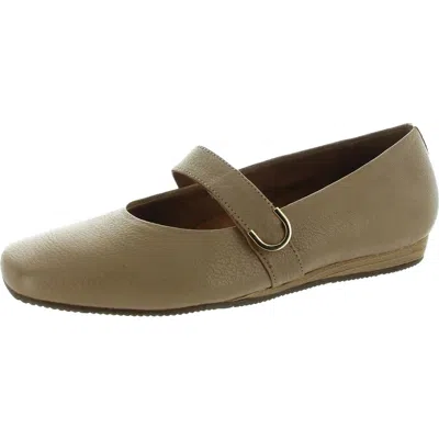 Softwalk Womens Solid Mary Janes In Beige