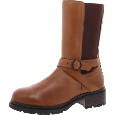 Softwalk Womens Zipper Leather Knee-high Boots In Multi