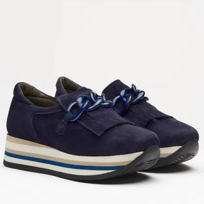 Softwaves Women's Adaya Sneaker In Ink In Blue