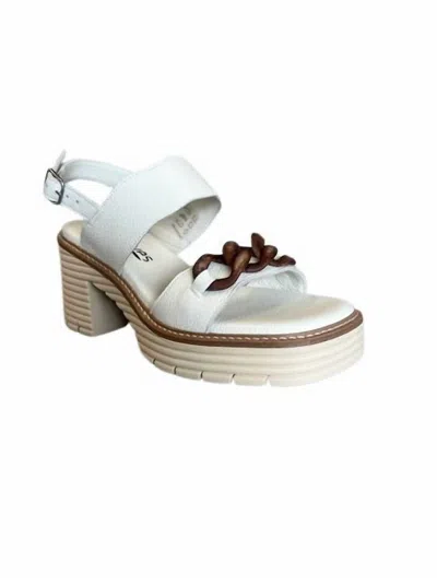 Softwaves Women's Birdie Sandals In Coco In White